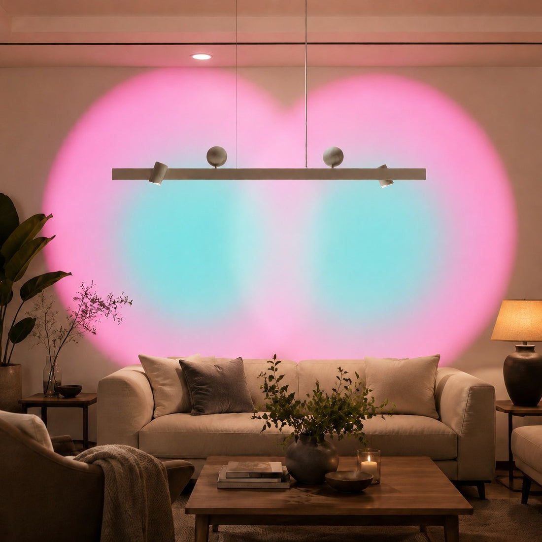 Linear Wall-Wash Dining Pendant Light