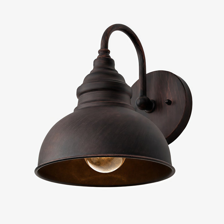 Solenvo Industrielle Metall-Wandlampe - Amerikanischer Vintage-Stil für Garten- und Verandabeleuchtung
