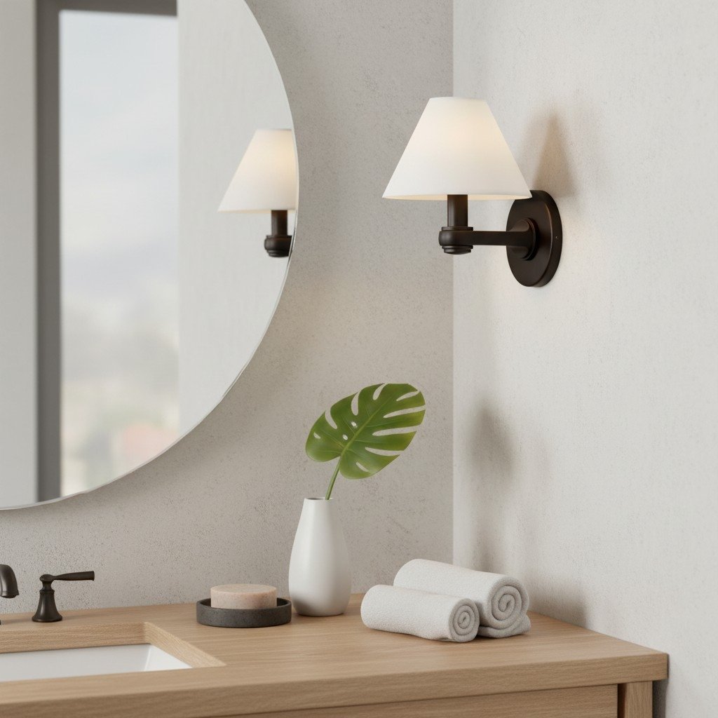 Roven Metal Wall Sconce – Sleek Metal Single or Triple Sconce for Vanity or Bathroom