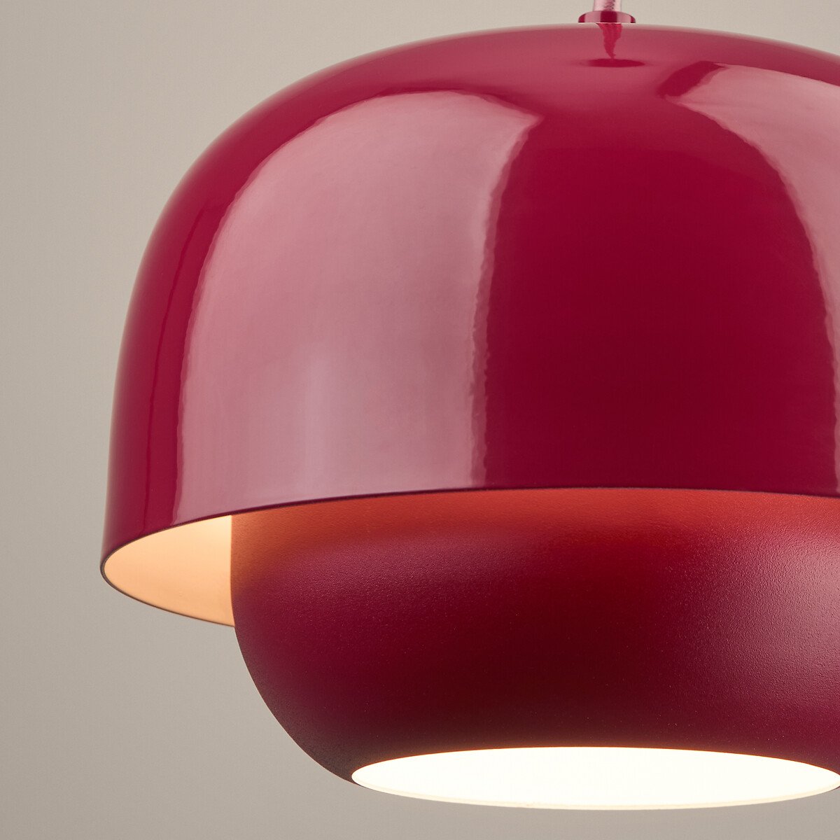 Clinco Retro-Moderne Metall-Hängeleuchte – Doppelschirm-Kuppelleuchte