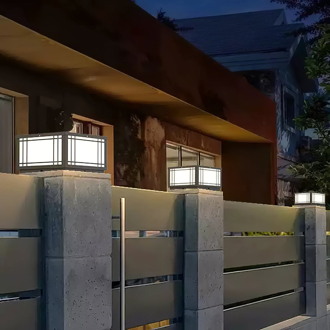 Solar Cube Laterne Außenlampe - Moderne Garten &amp; Terrasse Ambientebeleuchtung