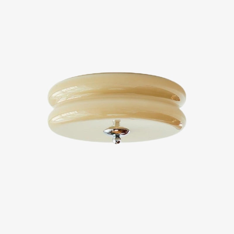 Opalix Elegant Curved Decorative Ceiling Fixture in Art Deco Style for Kitchens