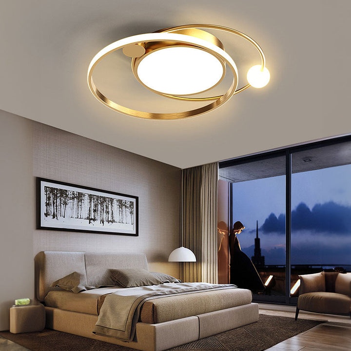 Modern Round LED Ceiling Light – Minimalist Fixture for Living Spaces