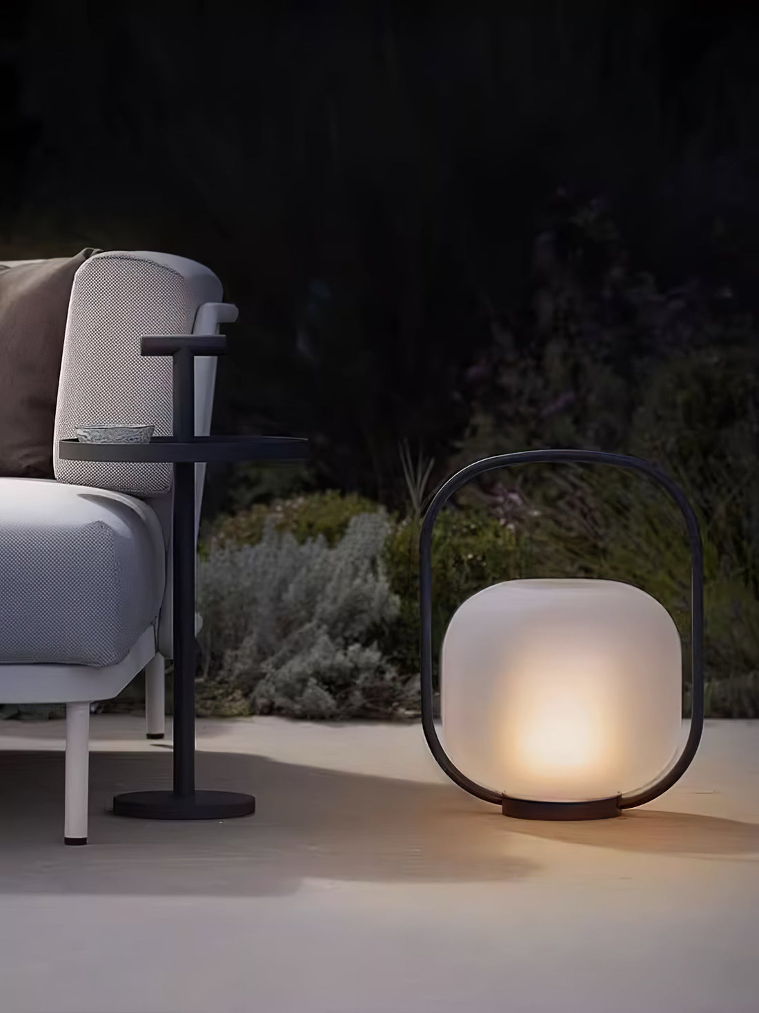 Tragbare Laterne Outdoor-Tischlampe - Wiederaufladbare Lampe für Balkon