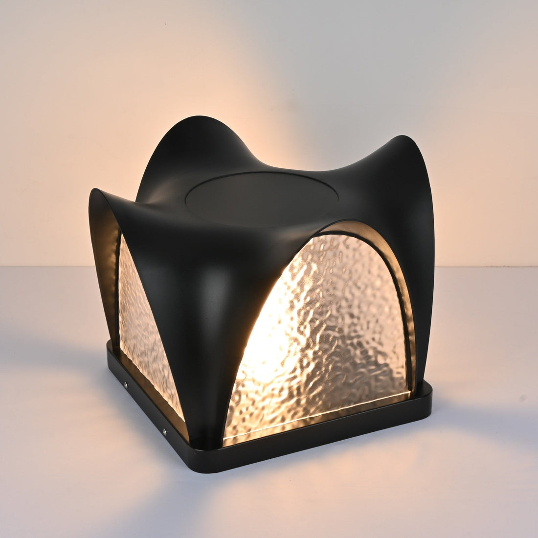 Modern Outdoor Lantern - Solar LED Lamp for Garden, Patio & Walkway