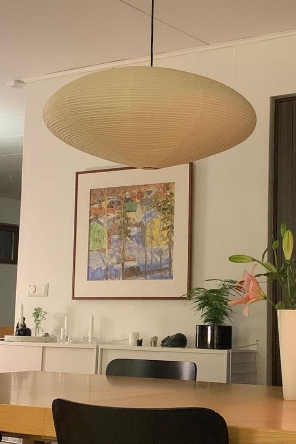 Mulberry Washi Pendelleuchte – Sanftes handgefertigtes Licht für warmes Wohndekor