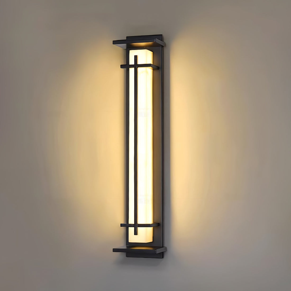 Quadratische Außenwandleuchte - Wasserdichte LED-Lampe für Garten &amp; Terrasse