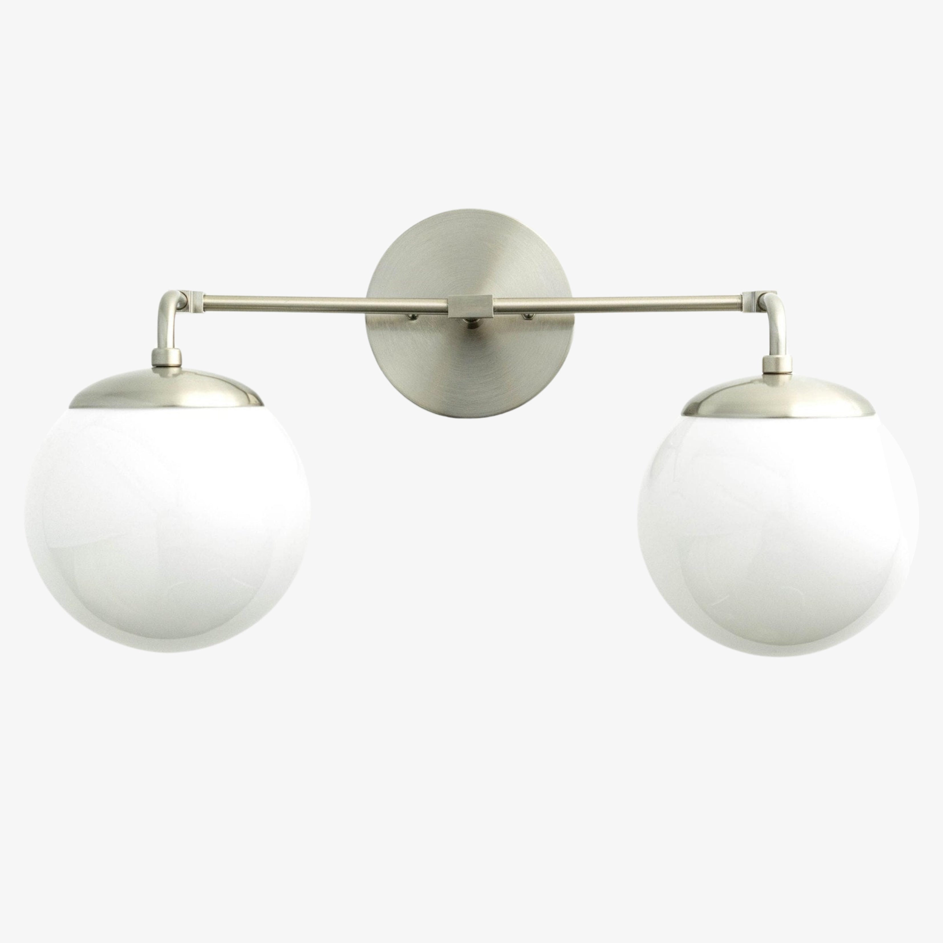 Glorica Glass Wall Sconce - Modern Vintage Vanity Light Fixture