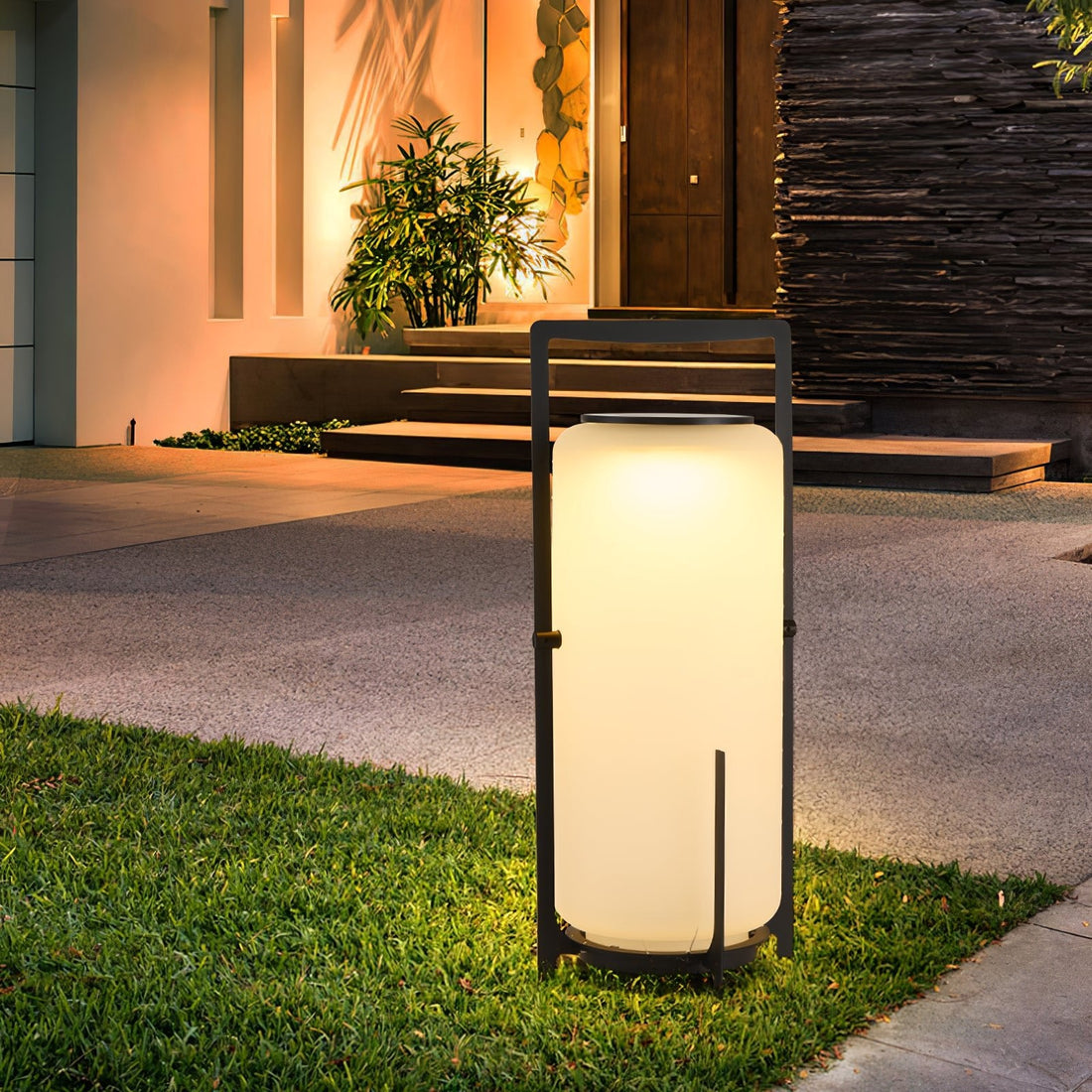 Solar Outdoor Table Lamp - Stainless Steel Durability