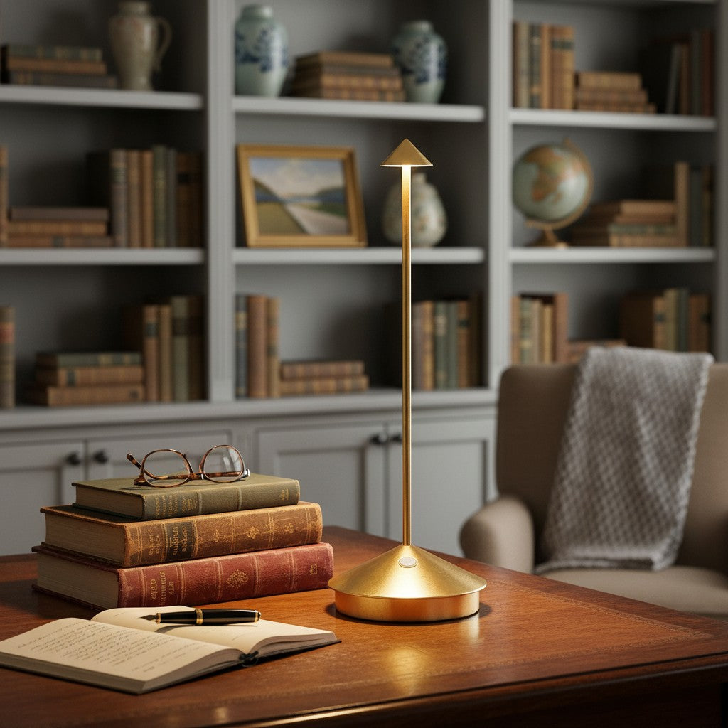 Glimma Cordless Rechargeable Table Lamp Modern Design LED Touch Lighting for Home Decor N39