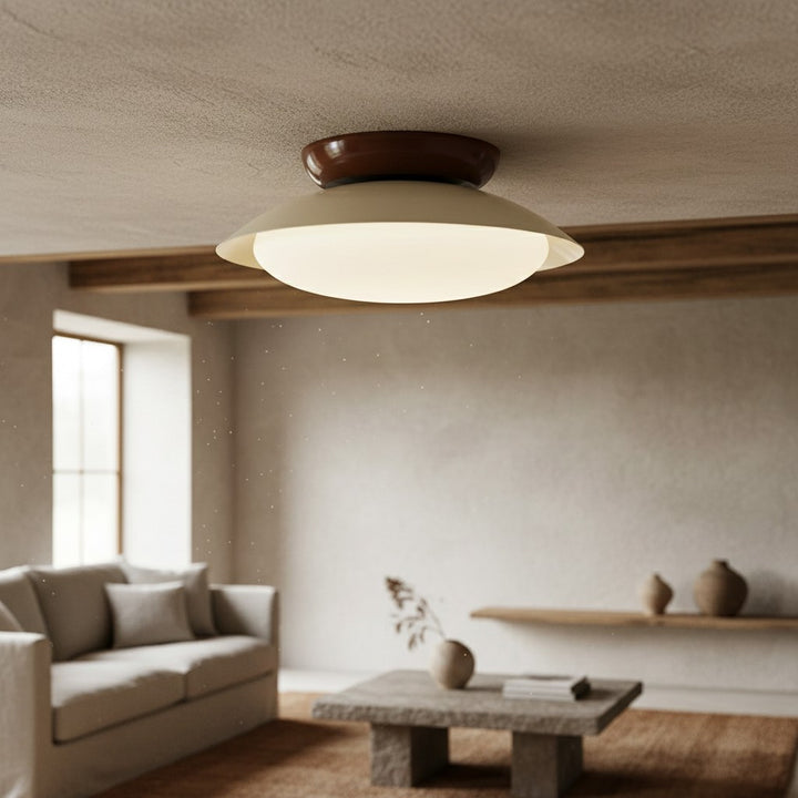 Heliora Modern Dome Ceiling Light – Minimalist Retro Style for Living Spaces