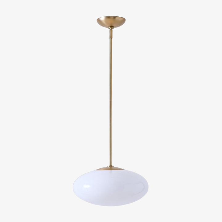 Ovalitus Elegant Oval Pendant Brings Mood Lighting for Kitchen Island