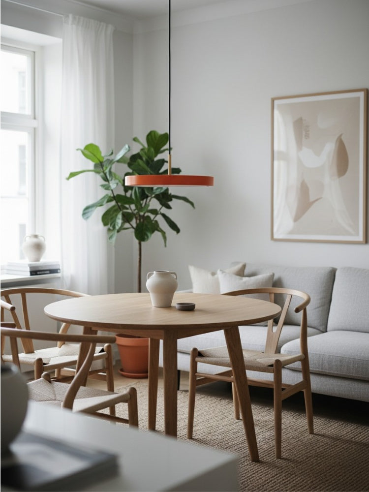 Asteria Minimalist Metal and Acrylic LED Pendant Light