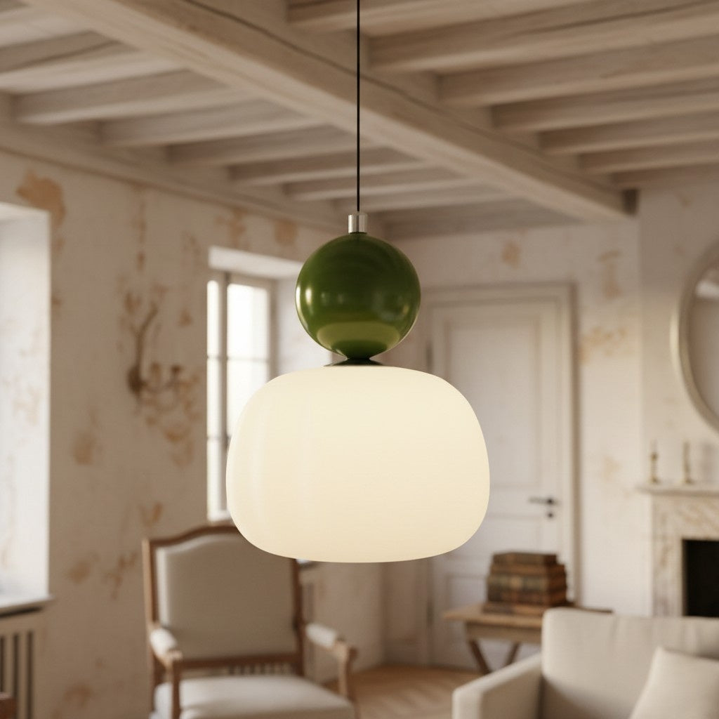 Ornavigo Geometric Art Deco Pendant Light - Modern Bauhaus Orb Style for Kitchen Island