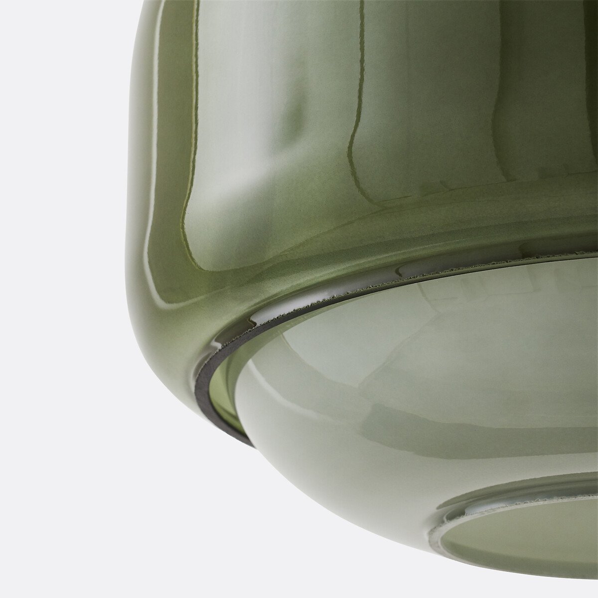 Clinco Modern Mushroom Pendant Light - Colored Glass Hanging Light