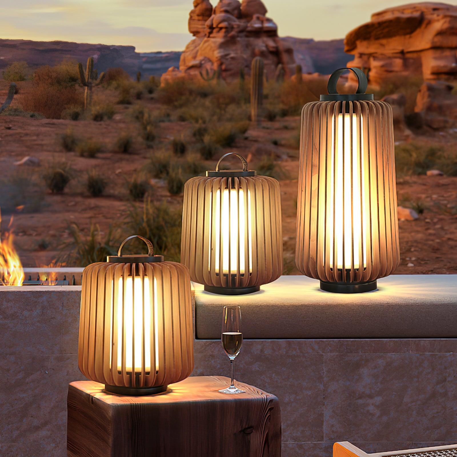 Outdoor Portable Lantern Lamp - Compact Rechargeable Light for Hiking