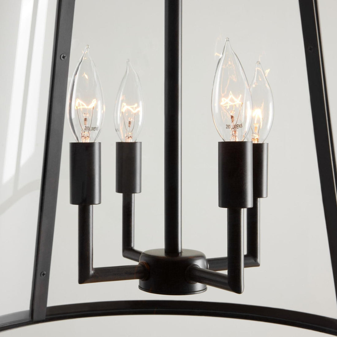 Ferrix Industial Iron Pendant Lamp - Glass Outdoor Lantern Lighting