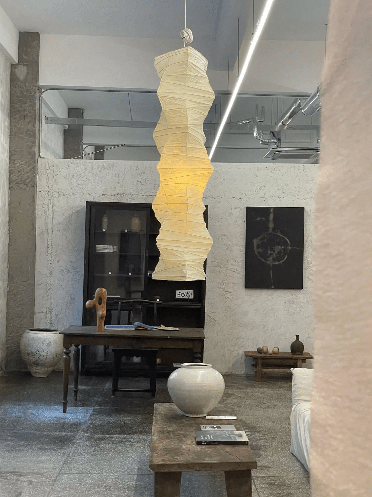 Washi Paper Pendant Lamp - Round Shade for Cozy Modern Interiors