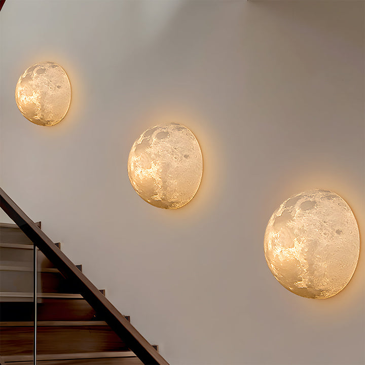 Moon Globe Wall Light - Art Decor Hallway Sconce Outdoor