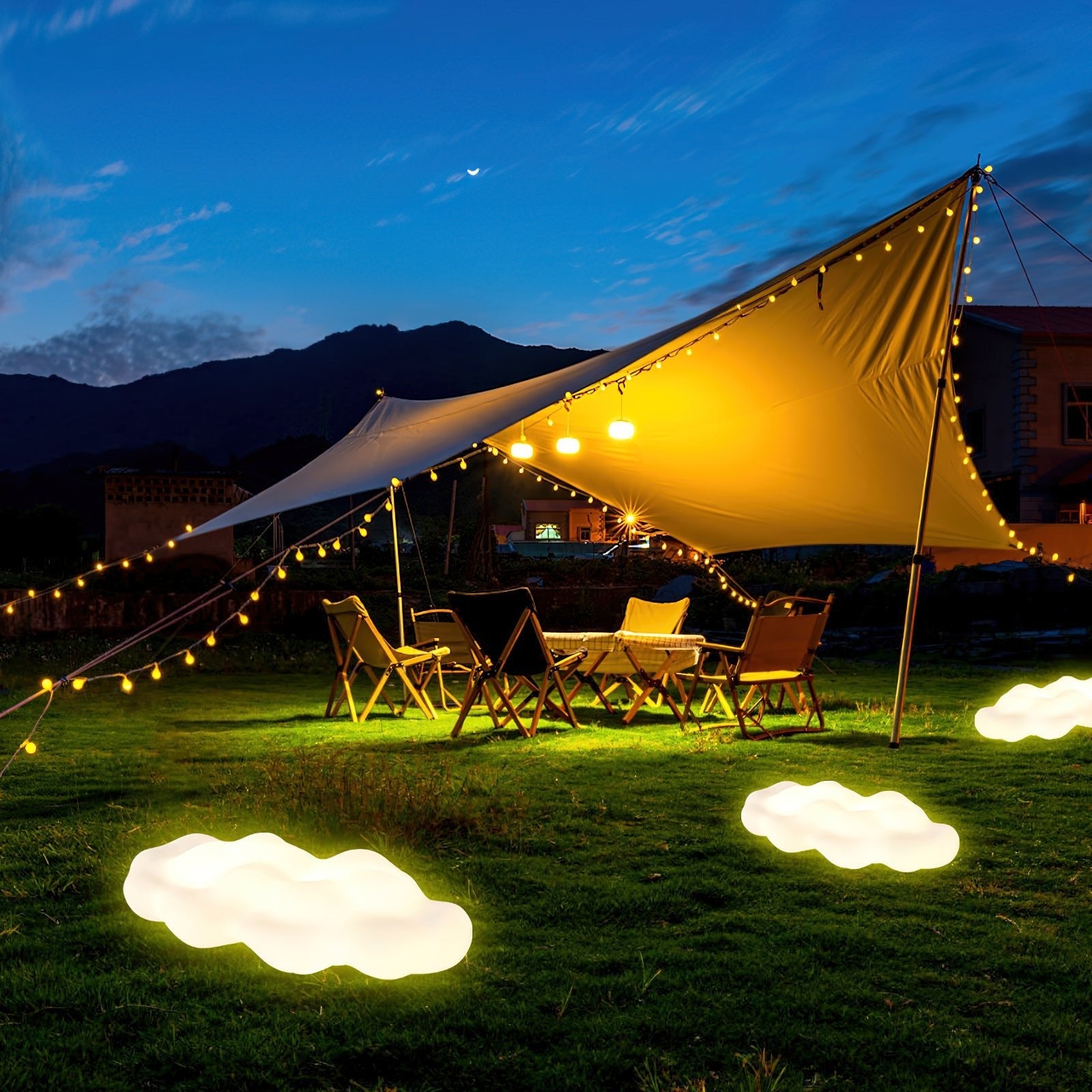 Cloud Outdoor-Stehleuchte – wetterfeste, elegante Terrassen- und Gartenbeleuchtung