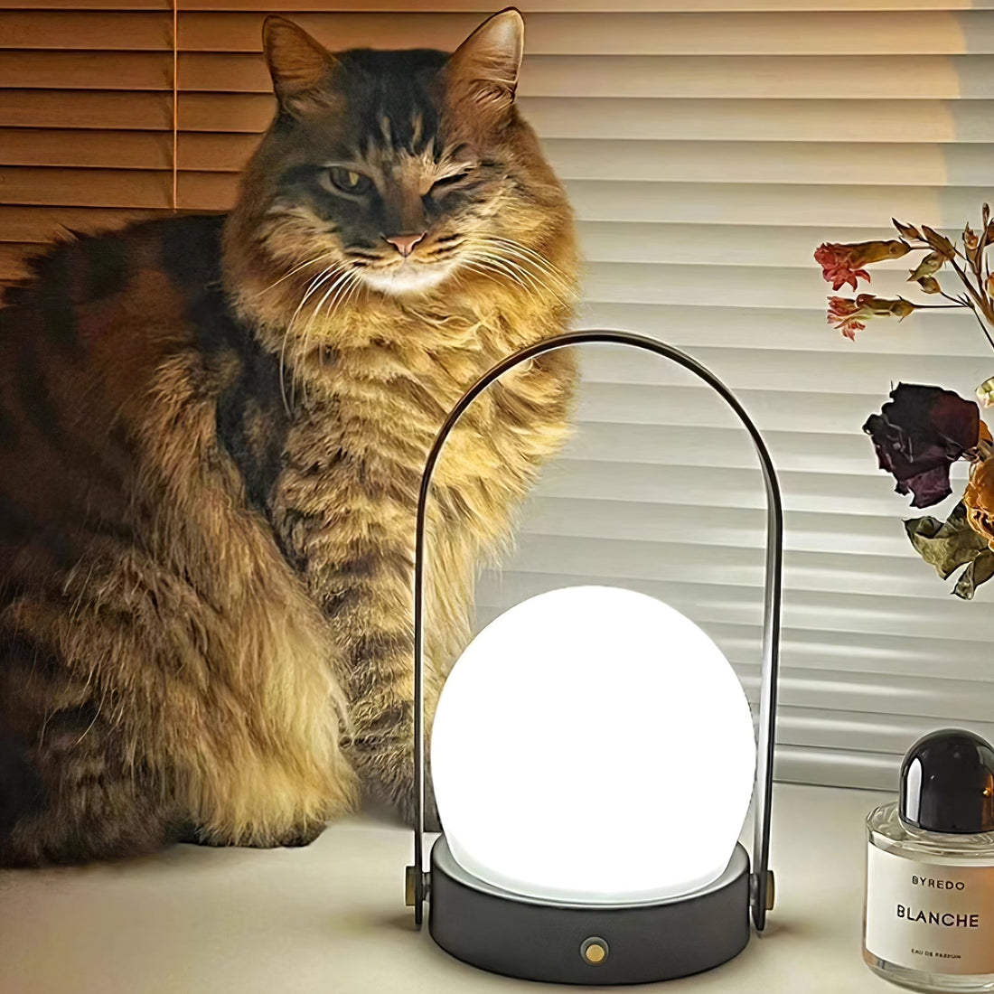 Tragbare Akku-Tischlampe – Moderne Lampe für Schreibtisch und Schlafzimmer