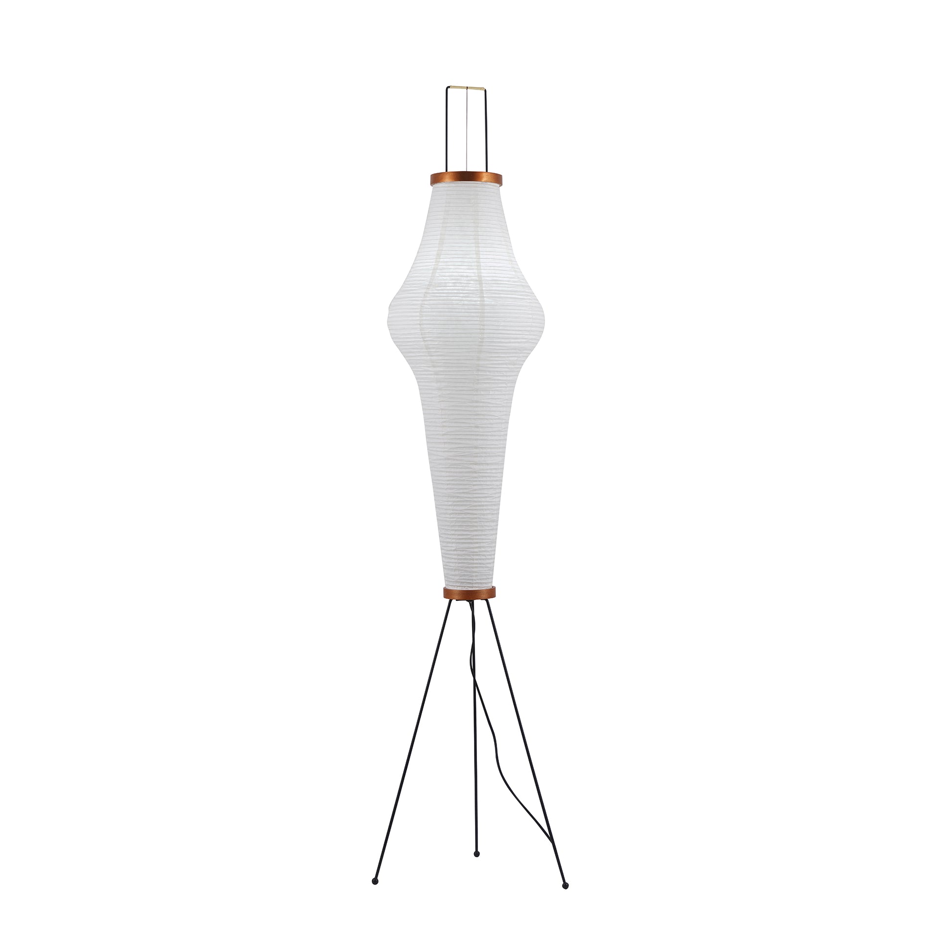 Rice Paper Floor Lamp - Bamboo Frame Soft Light for Living Room