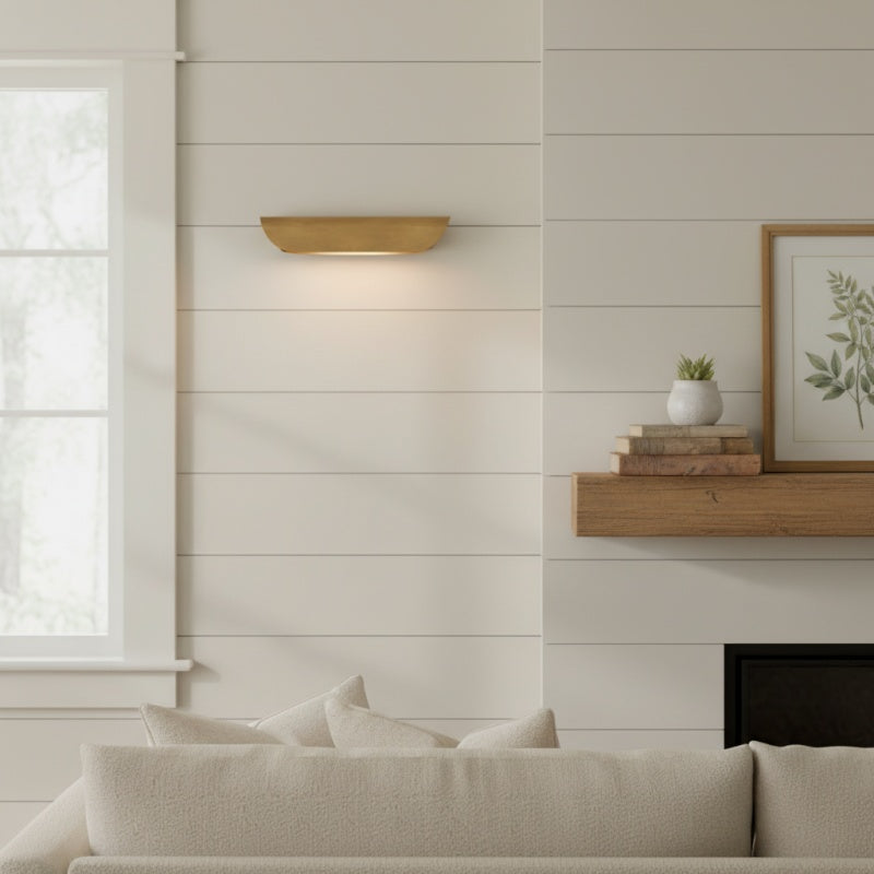 Hidra Modern Metal Wall Sconce – Minimalist Down-Light Sconce for Modern Homes