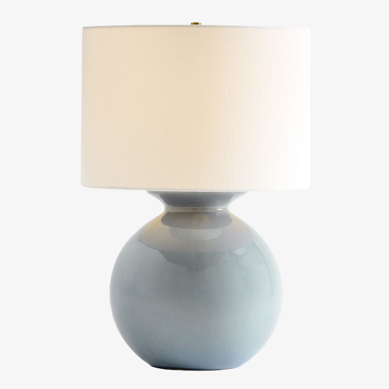 Noria Modern Accent Lamp - Globe Ceramic for Bedroom and Study