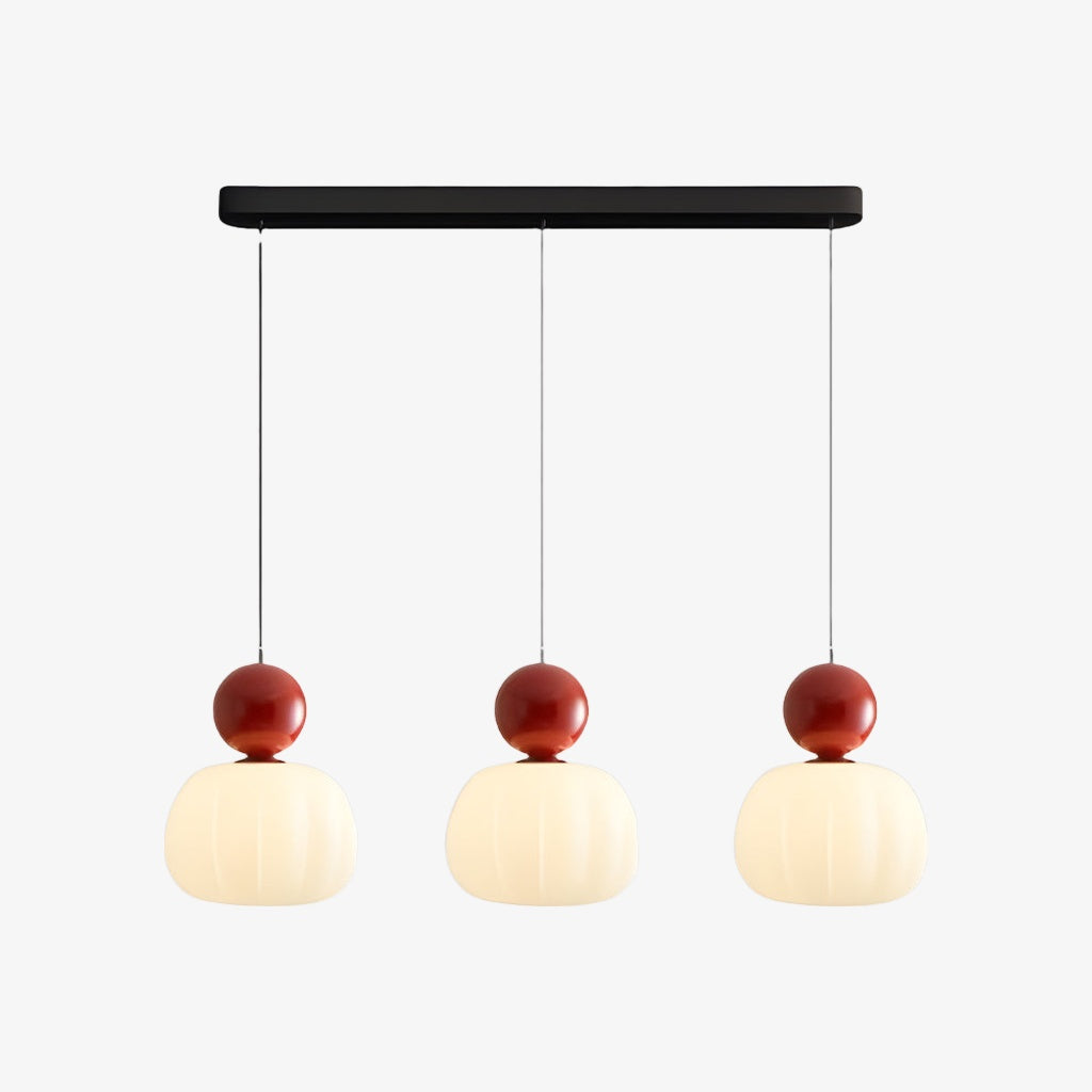 Ornavigo Geometric Art Deco Pendant Light - Modern Bauhaus Orb Style for Kitchen Island
