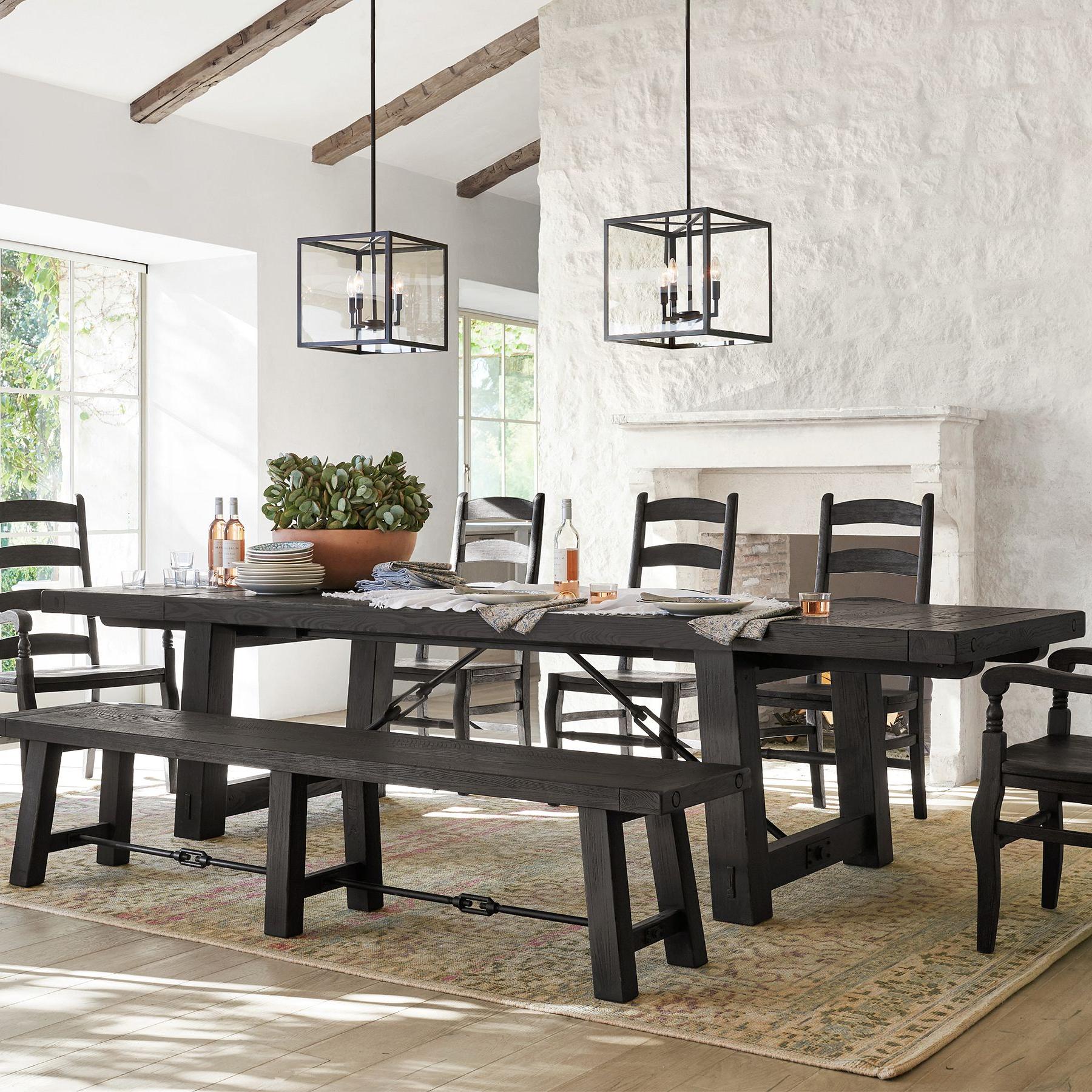 Ferrix Industial Iron Pendant Lamp - Glass Outdoor Lantern Lighting