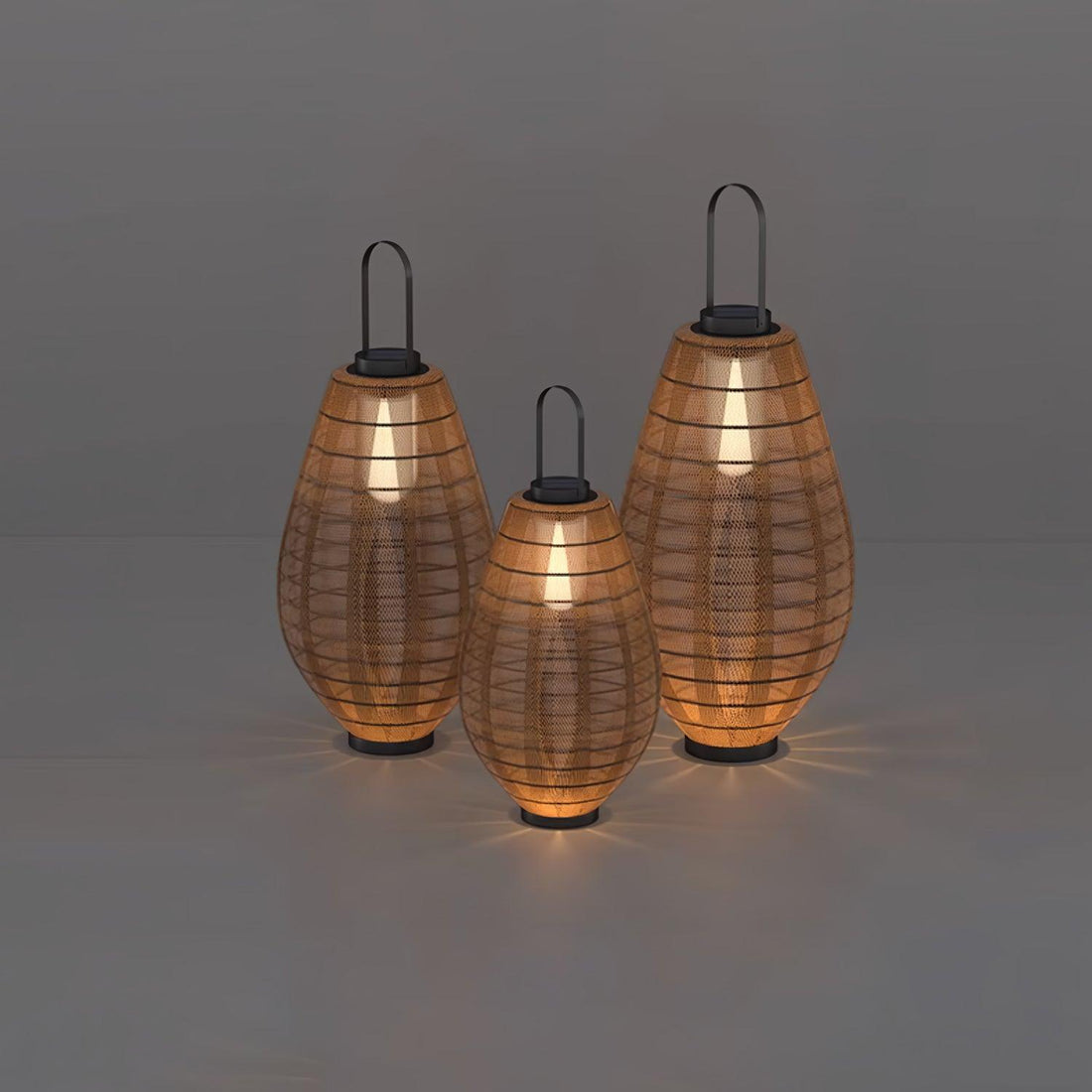 Mesh Beacon Outdoor Lamp - Waterproof Teardrop Stainless Steel Light