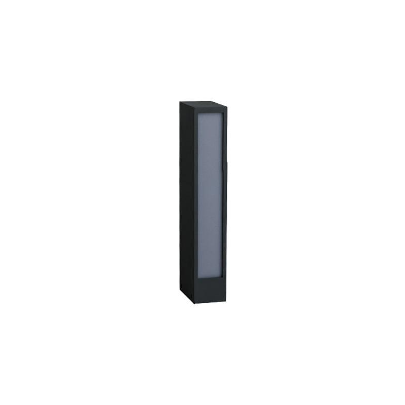 Aluminum Outdoor Post Lamp - Panel-Style Cast Lamp for Patio