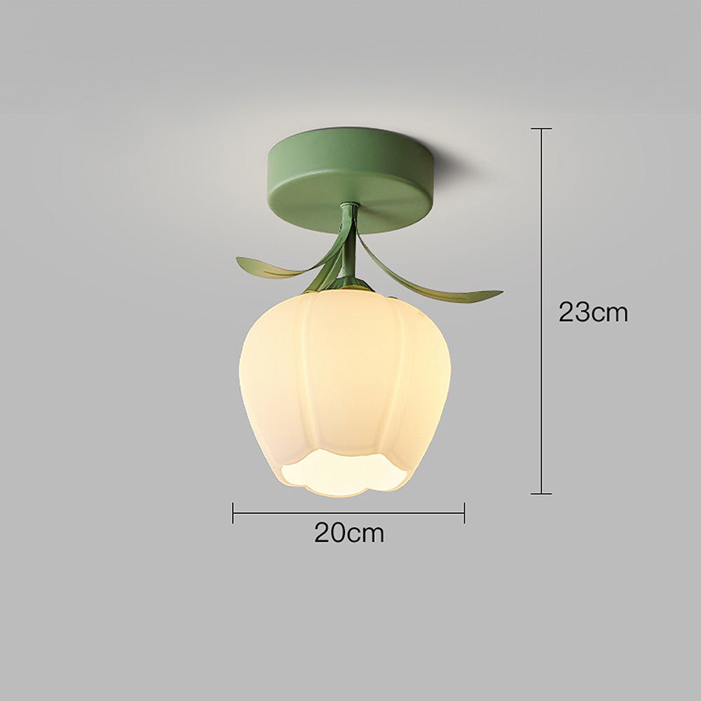 Creative Flower Ceiling Light - Mini Artistic Fixture for Bedroom