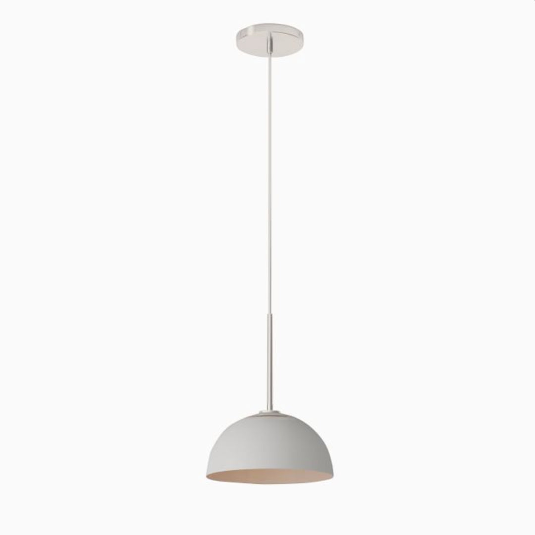 Parvion Sculptural Metal Pendant Light - Modern Bowl Lamp for Hallway