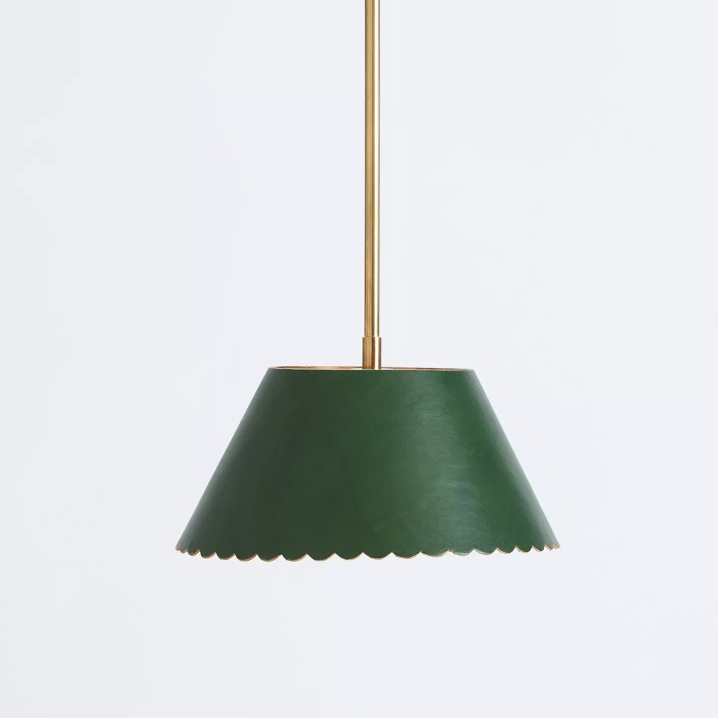 Foldray Leather Pendant - Scallop Warm Light for Bedroom & Hallway