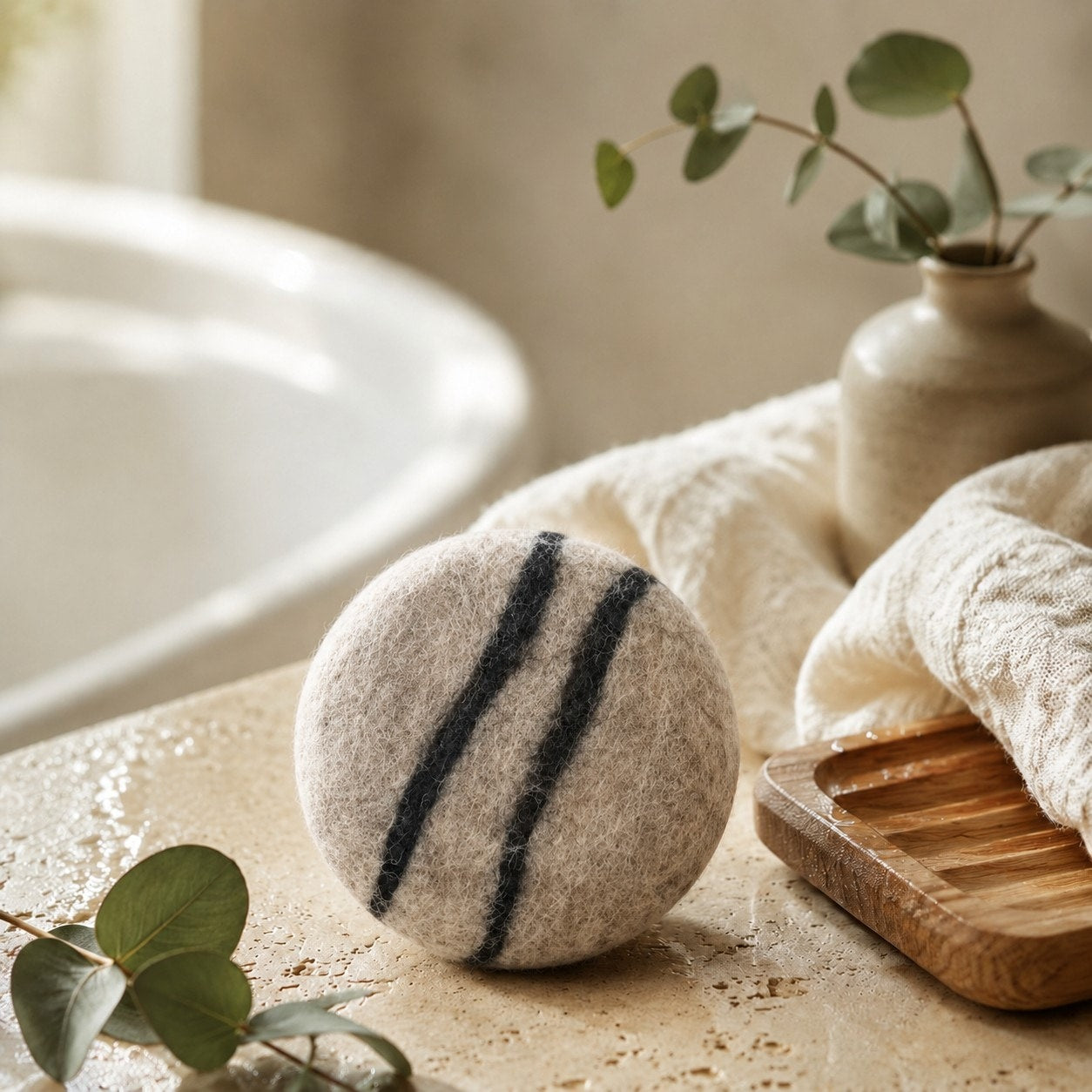 Nepal Handmade Herbal Felted Soap