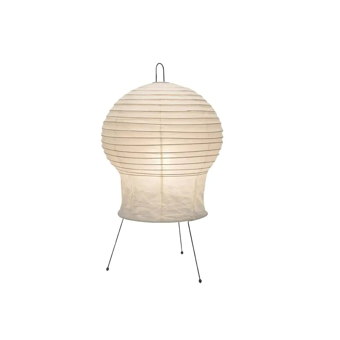 Tischlampe aus Reispapier – Japanisch inspirierte Washi-Lampe für den Eingangsbereich