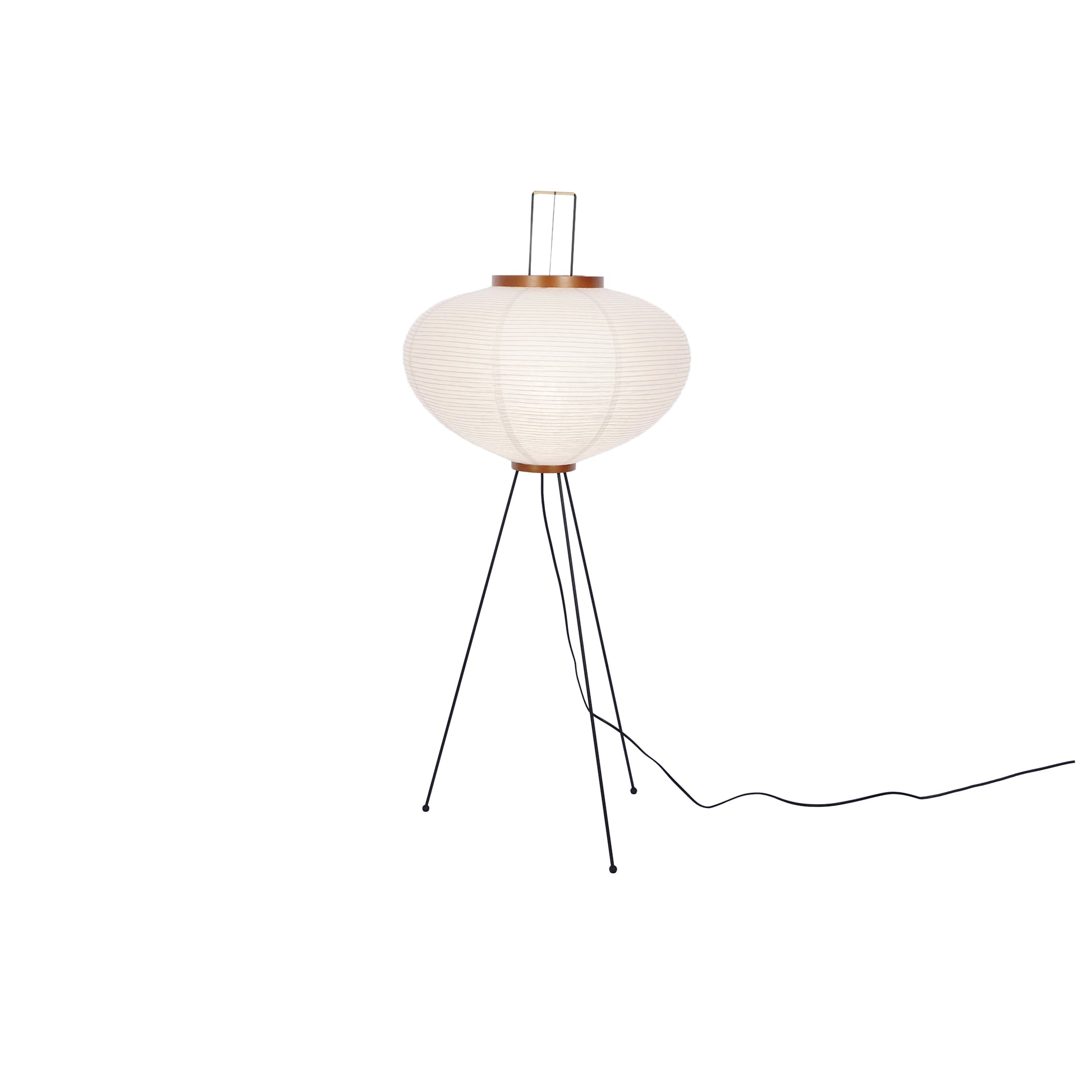Rice Paper Floor Lamp - Bamboo Frame Soft Light for Living Room