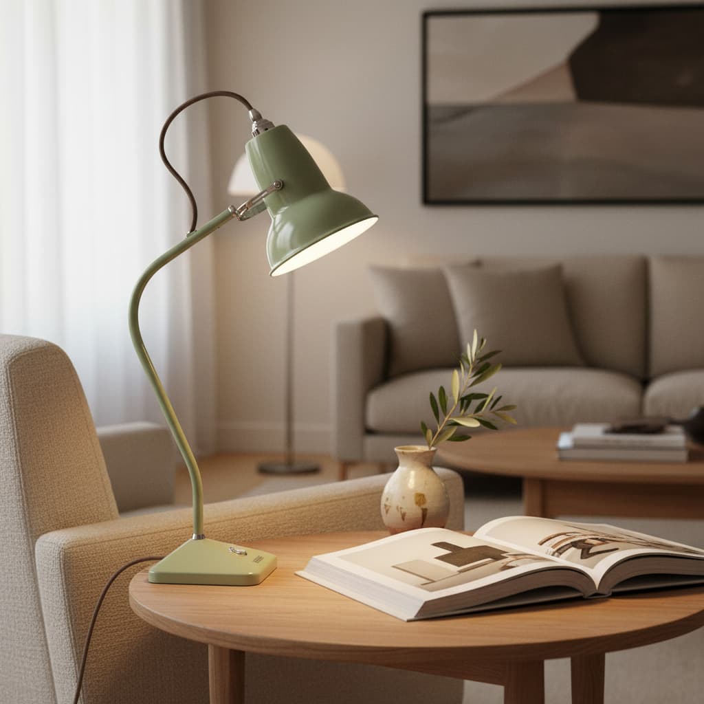 Modryx Mini Table Lamp – Pyramid Base Classic Heritage Design for Home