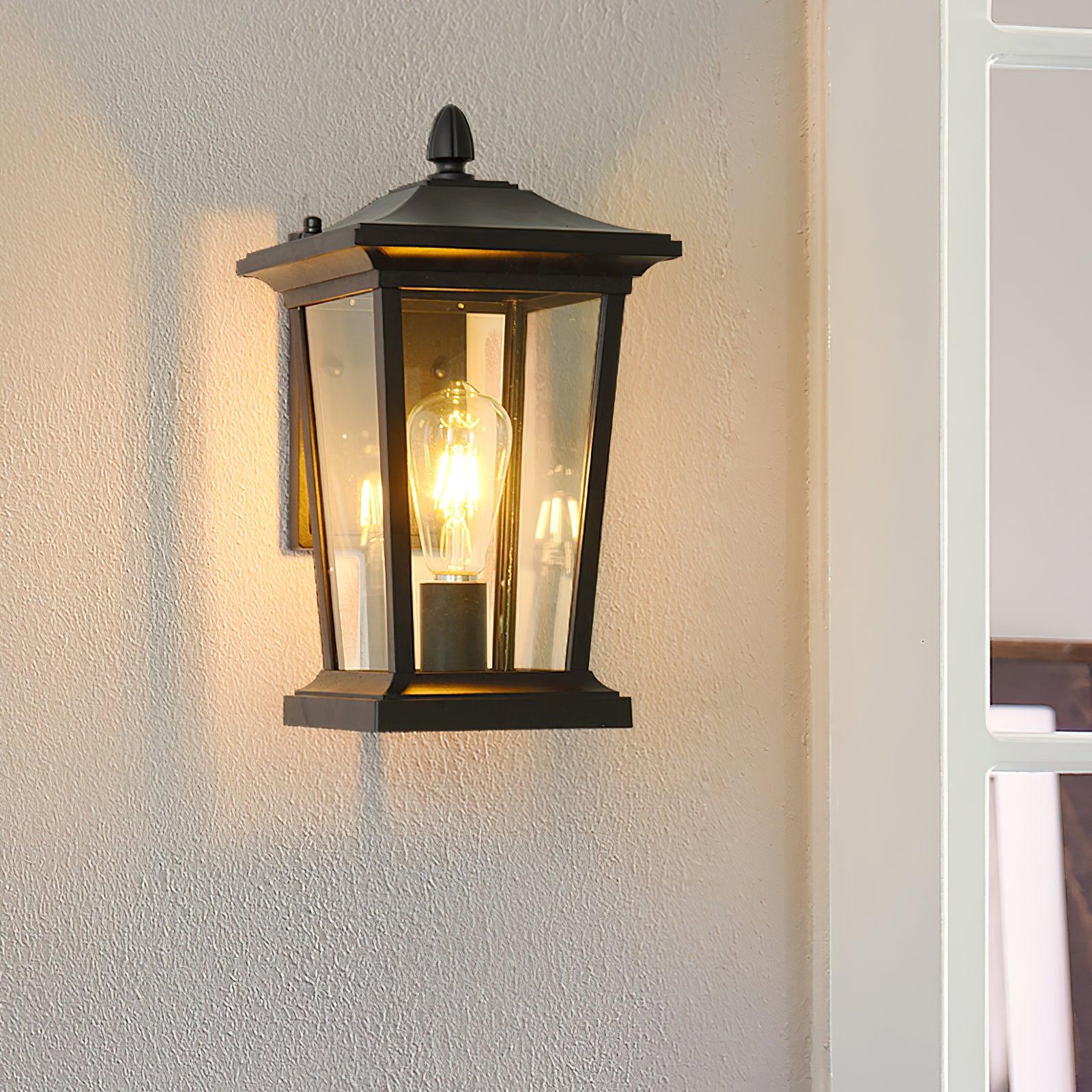 Birdcage Wall Lamp - Vintage LED Light for Courtyard & Balcony