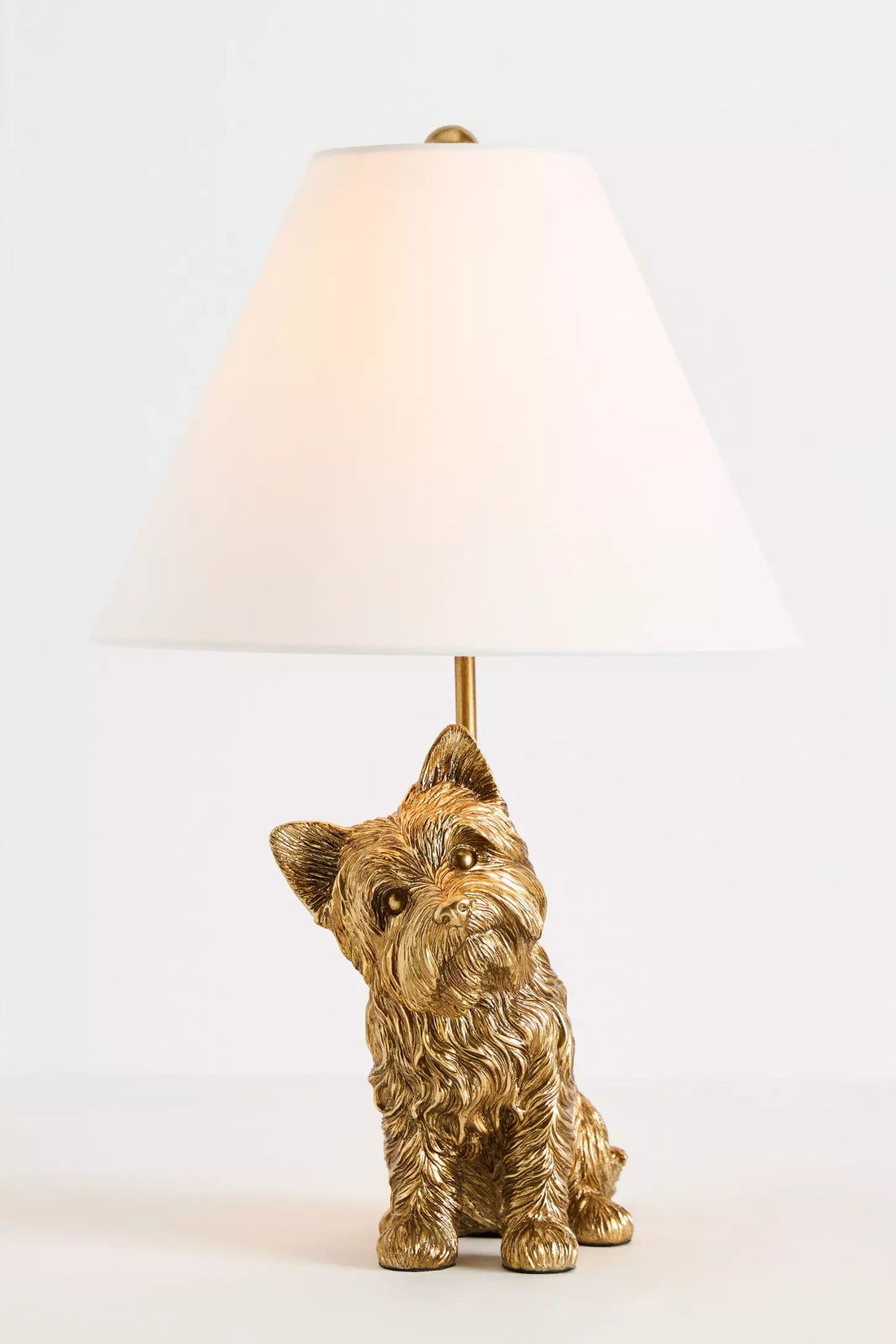 Pawdia Unique Table Lamp - Decorative Fabric Animal Bedside Lamp