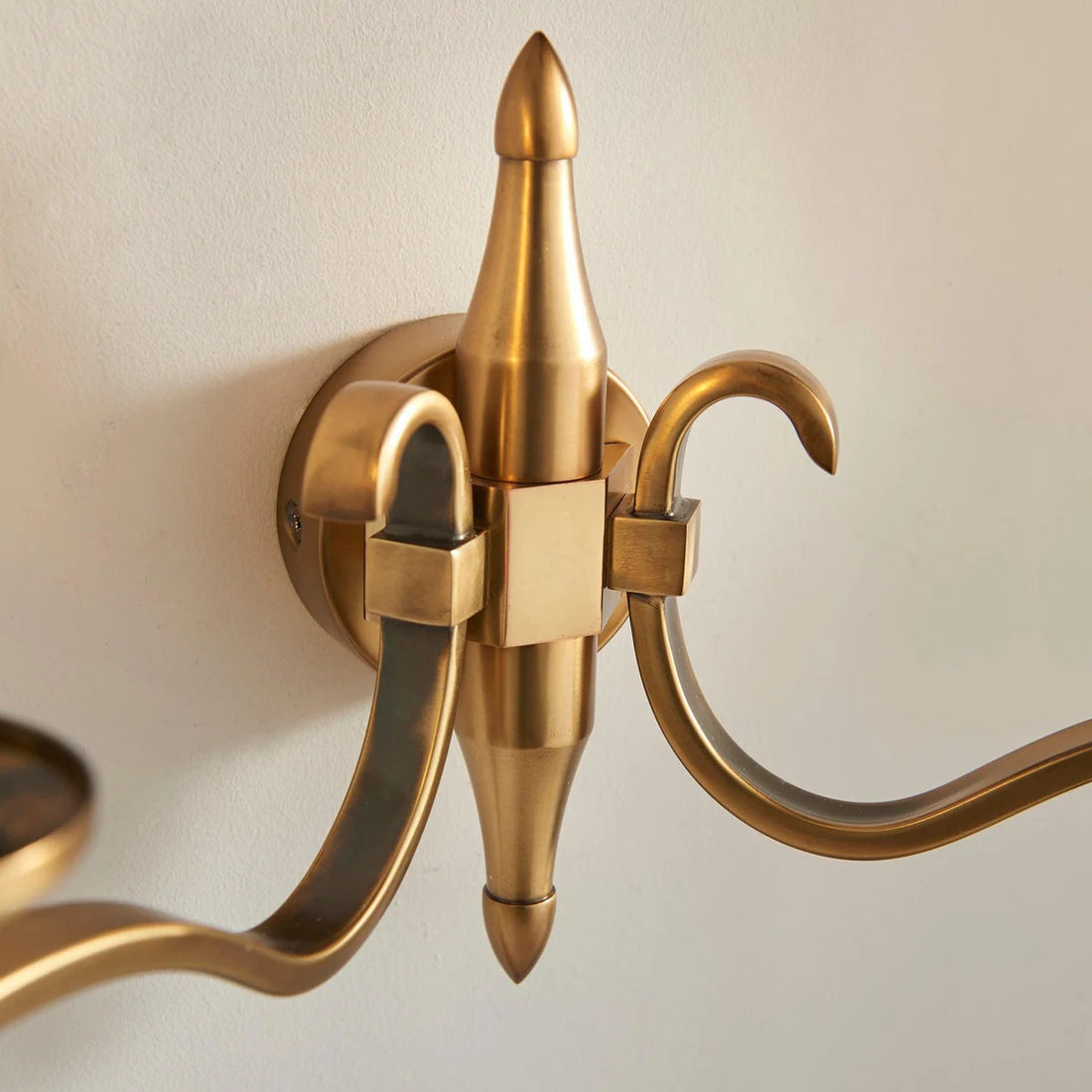 Lunetal Doppelwandleuchte – Vintage-Metallglas für Flur und Schlafzimmer