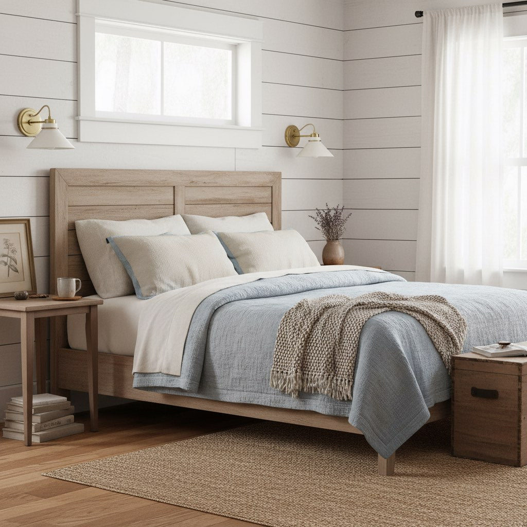 Aurenza Metal Wall Sconce - Farmhouse Tapered Design Wall Light