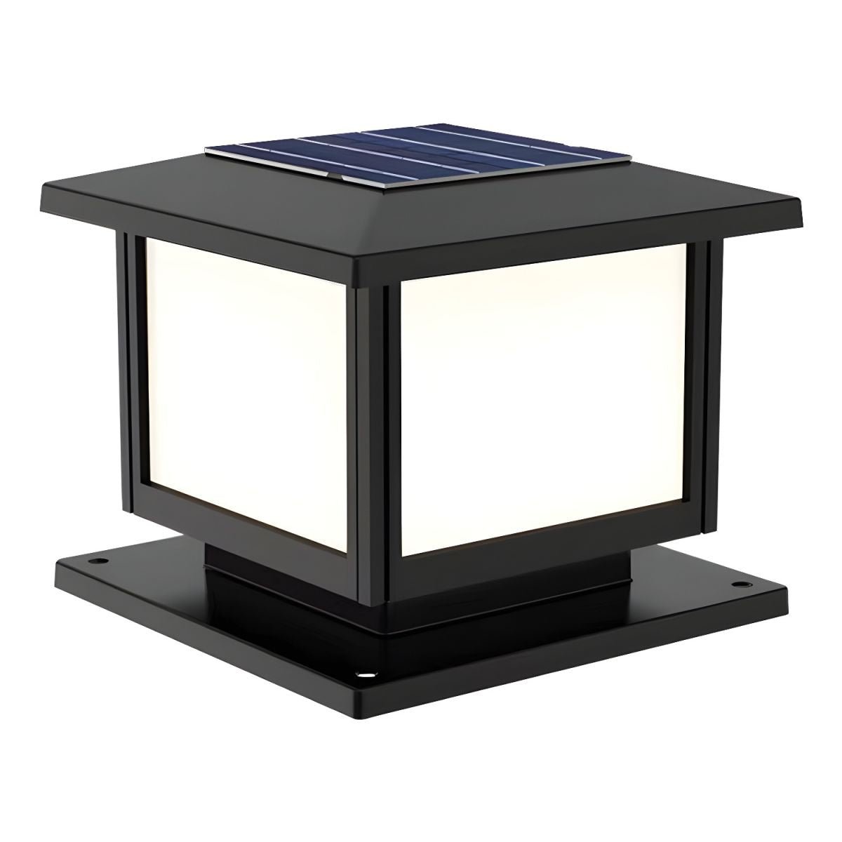 Solar-Pfostenleuchte für den Außenbereich – Moderne Gartenlampe für Gehwege und Terrassen