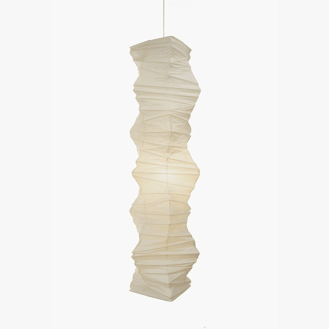 Washi-Papier-Pendelleuchte – runder Schirm für gemütliche, moderne Innenräume