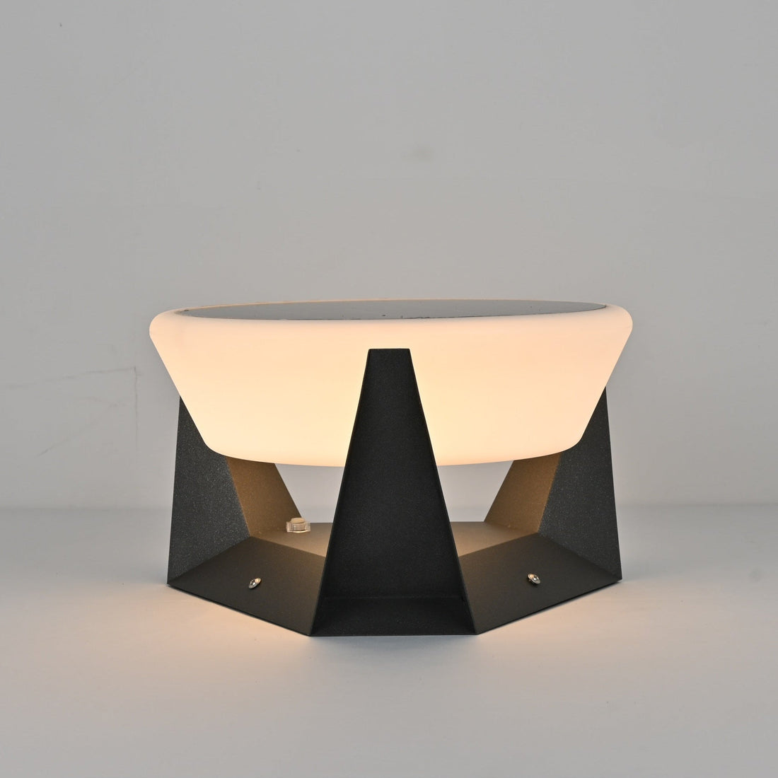 Solar Außenleuchte - Moderne geometrische LED Lampe für Garten &amp; Terrasse