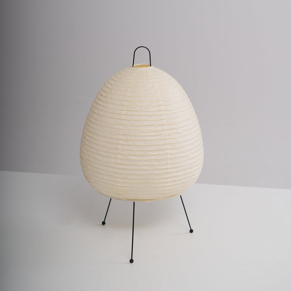 Japanisch inspirierte Papiertischlampe – Maulbeerpapierlampe fürs Schlafzimmer