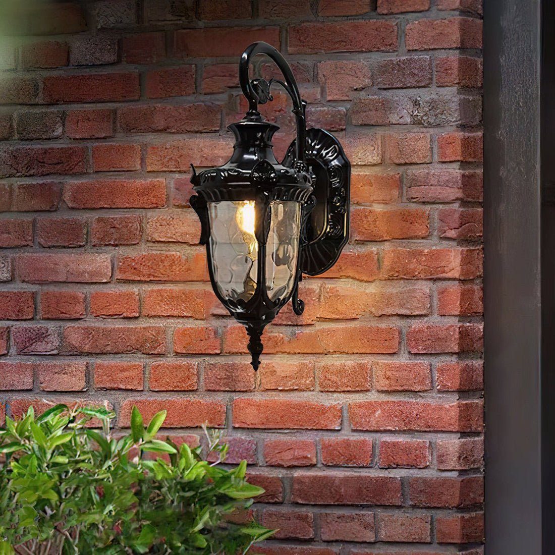 Heritage Outdoor Wall Lamp - Vintage Brass Light for Garden & Patio