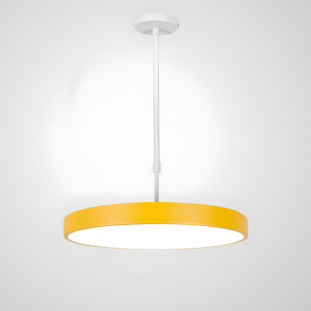 Macaron Disc Pendant Light - Modern Acrylic Kitchen Island Lighting