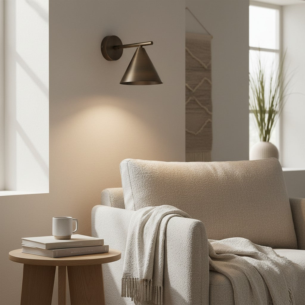 Oricone Modern Adjustable Arm Wall Light – Minimalist Metal Design for Home Interiors